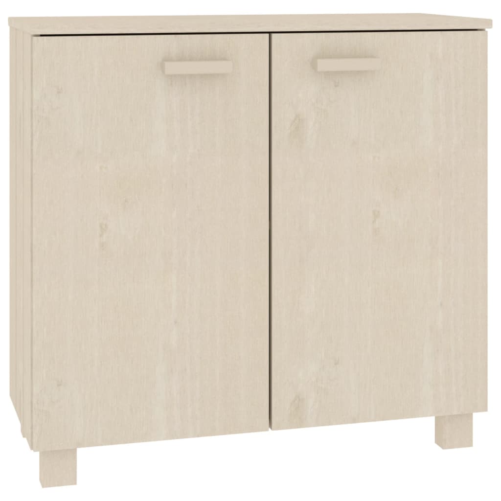 Sideboard HAMAR Honey Brown 85x35x80 cm Solid Wood Pine