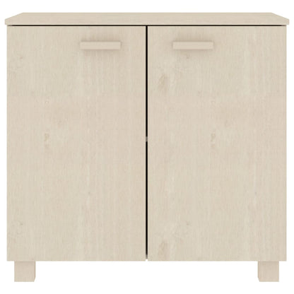 Sideboard HAMAR Honey Brown 85x35x80 cm Solid Wood Pine