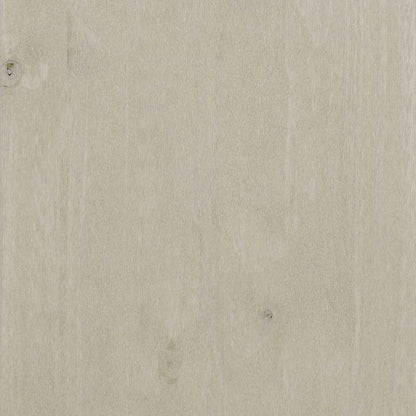 Sideboard "HAMAR" White 85x35x80 cm Solid Wood Pine