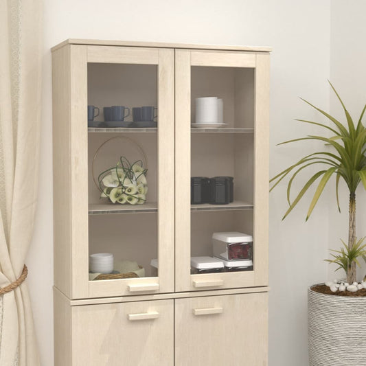 Top for Highboard"HAMAR"Honey Brown 85x35x100cm Solid Wood Pine