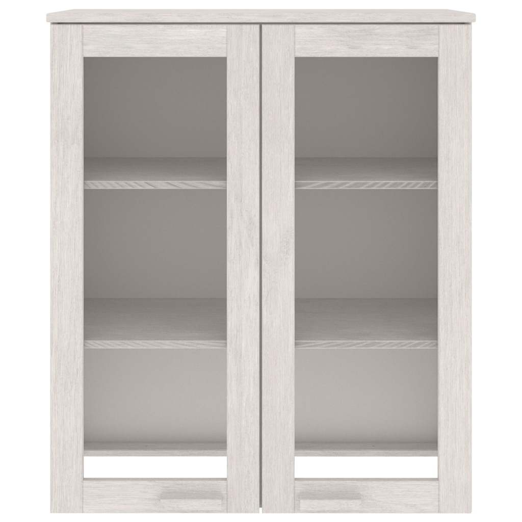 Top for Highboard"HAMAR" White 85x35x100 cm Solid Wood Pine
