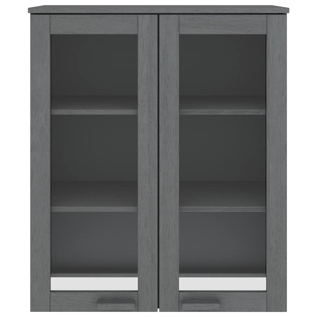 Top for Highboard"HAMAR" Dark Grey 85x35x100cm Solid Wood Pine