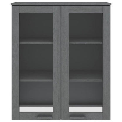 Top for Highboard"HAMAR" Dark Grey 85x35x100cm Solid Wood Pine