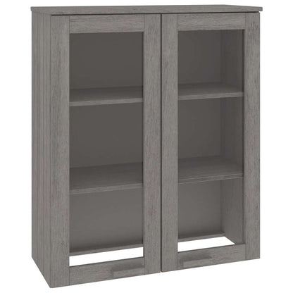 Top for Highboard"HAMAR" Light Grey 85x35x100cm Solid Wood Pine