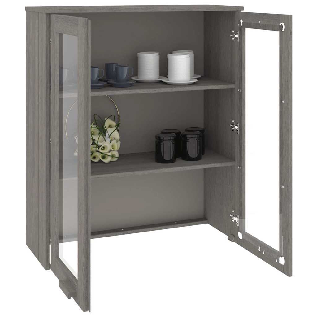 Top for Highboard"HAMAR" Light Grey 85x35x100cm Solid Wood Pine
