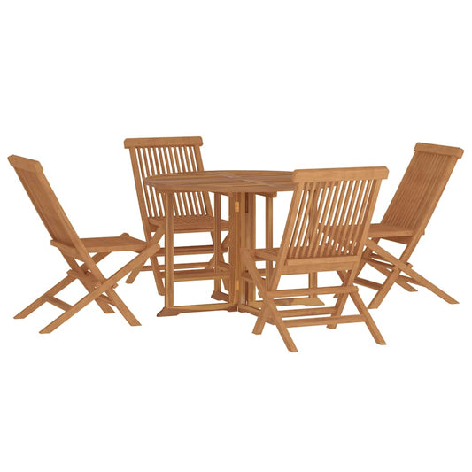 Outdoor Dining Set | Teak | Solid teak wood | Medium | Foldable