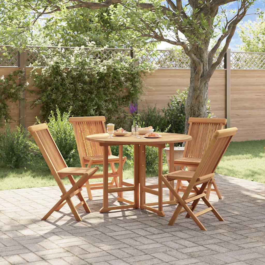 Outdoor Dining Set | Teak | Solid teak wood | Medium | Foldable