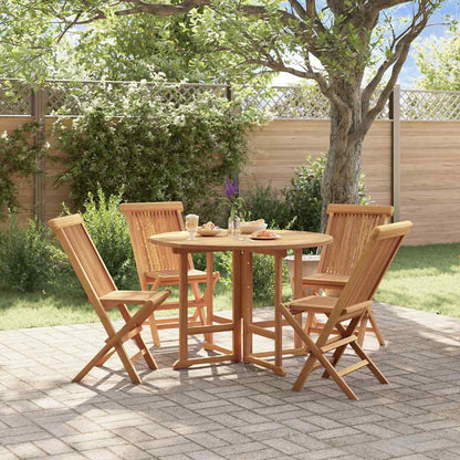 Outdoor Dining Set | Teak | Solid teak wood | Medium | Foldable