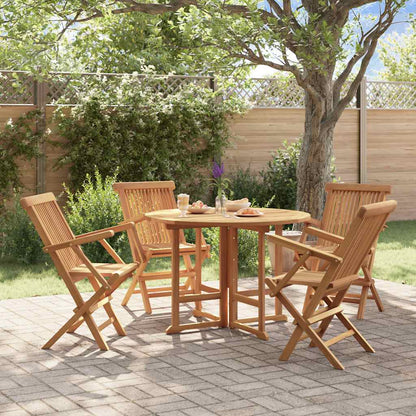 Outdoor Dining Set | Natural teak | Smooth-sanded teak hardwood