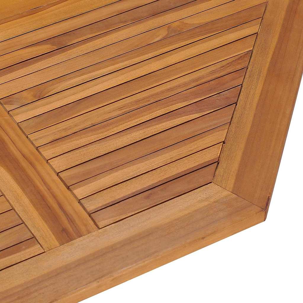 Outdoor Dining Set | Teak Brown | Solid teak wood | Compact | Foldable