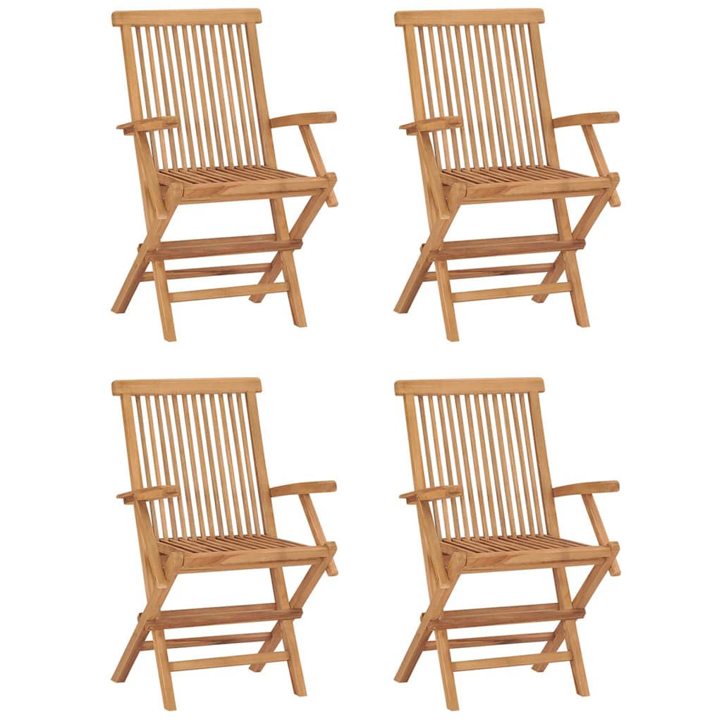 Outdoor Dining Set | Natural Teak | Fine sanded teak hardwood | Medium