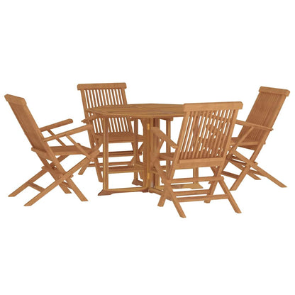Outdoor Dining Set | Natural Teak | Solid Teak wood | Medium | Foldable