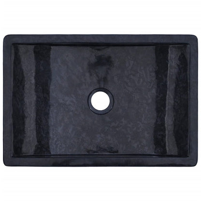 Bathroom Vanity Cabinet with Black Marble Sinks Solid Wood Teak
