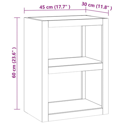 Side Table 45x30x60 cm Solid Wood Teak