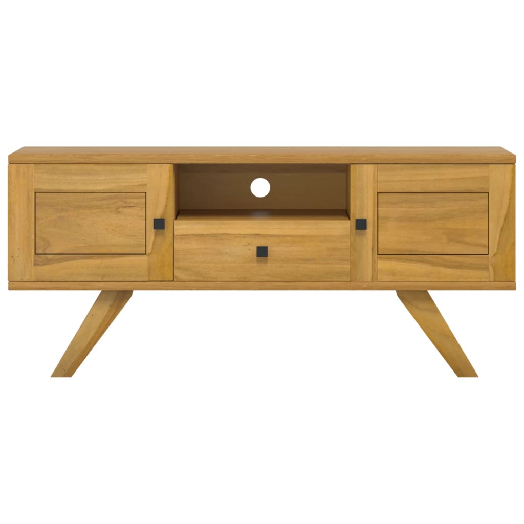 TV Cabinet 110x30x50 cm Solid Wood Teak