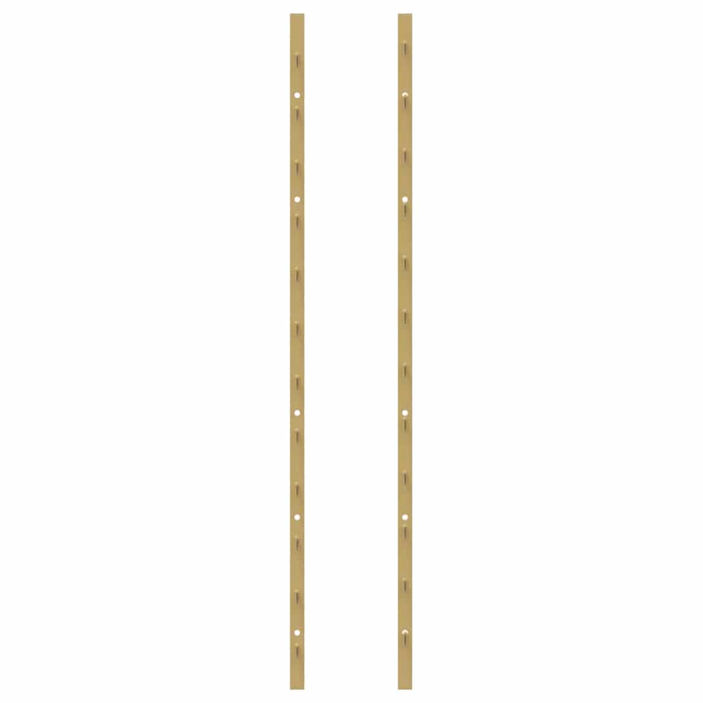 Wall Mounted Wine Rack for 24 Bottles Gold Iron