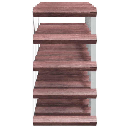 Wine Rack for 20 Bottles Brown Solid Wood Pine