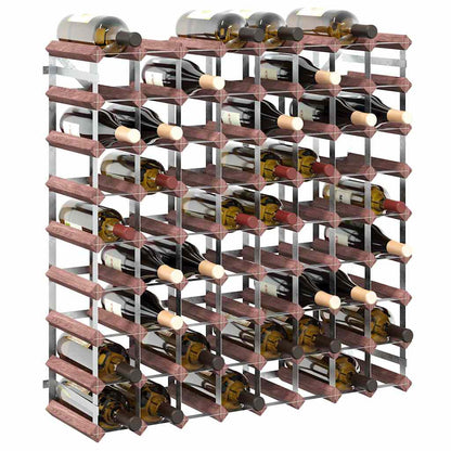 340894 vidaXL Wine Rack for 72 Bottles Brown Solid Wood Pine