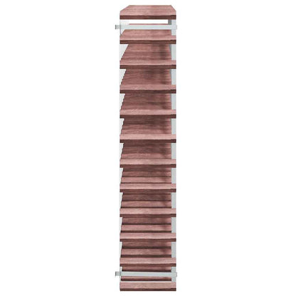 Wine Rack for 120 Bottles Brown Solid Wood Pine