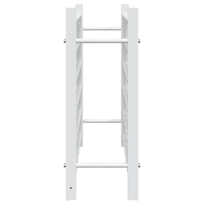 340910 vidaXL Wine Rack for 36 Bottles White Metal
