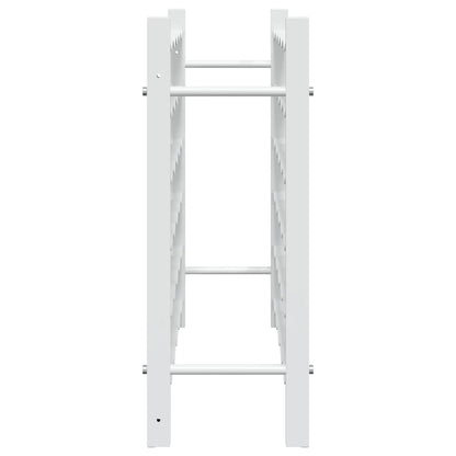 Wine Rack for 36 Bottles White Metal