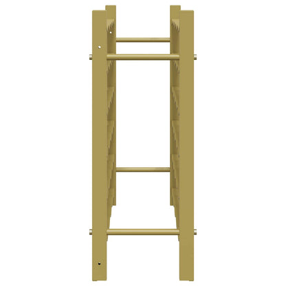 Wine Rack for 36 Bottles Gold Metal