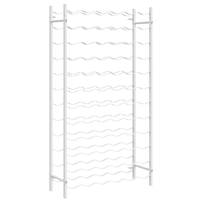 340912 vidaXL Wine Rack for 72 Bottles White Metal