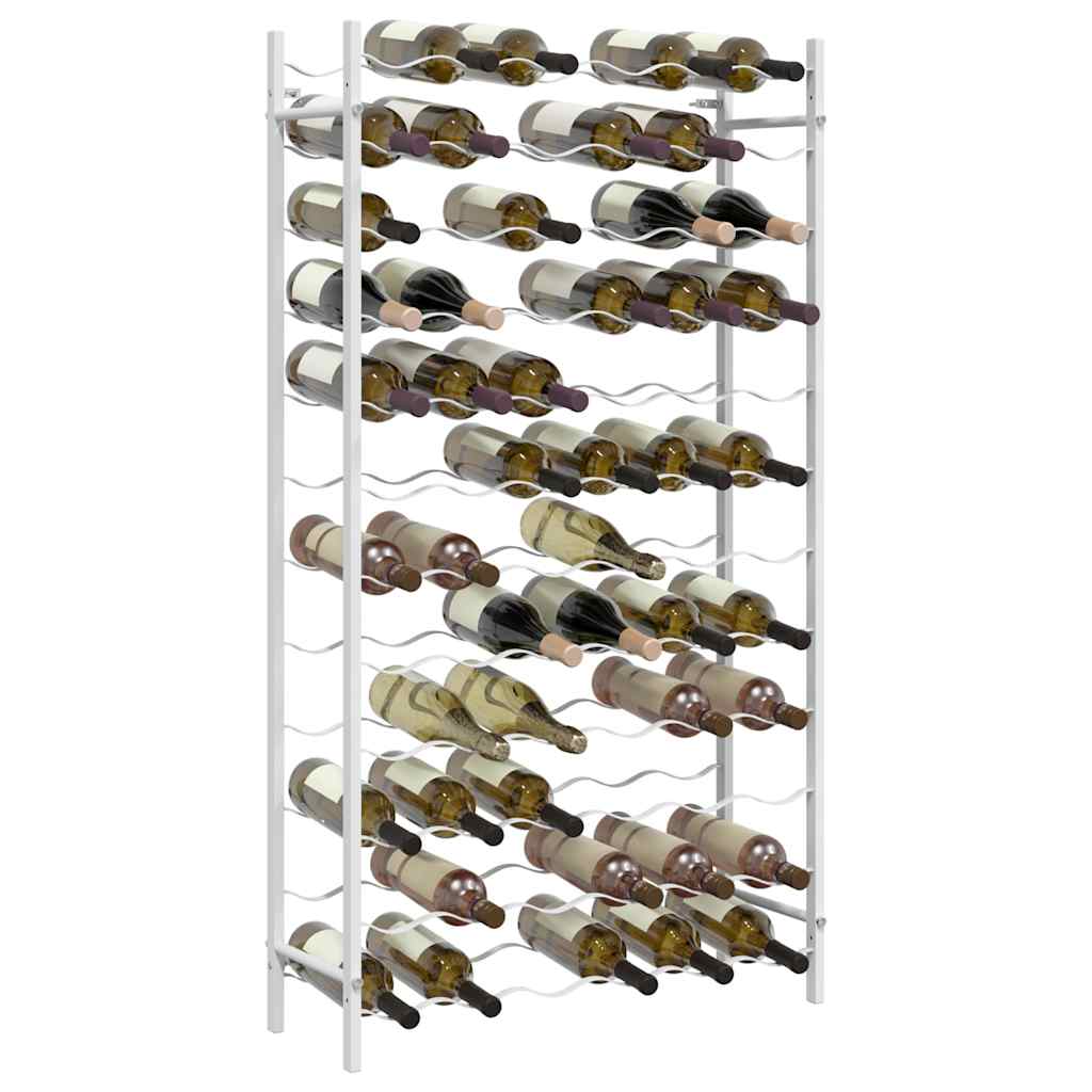 340912 vidaXL Wine Rack for 72 Bottles White Metal