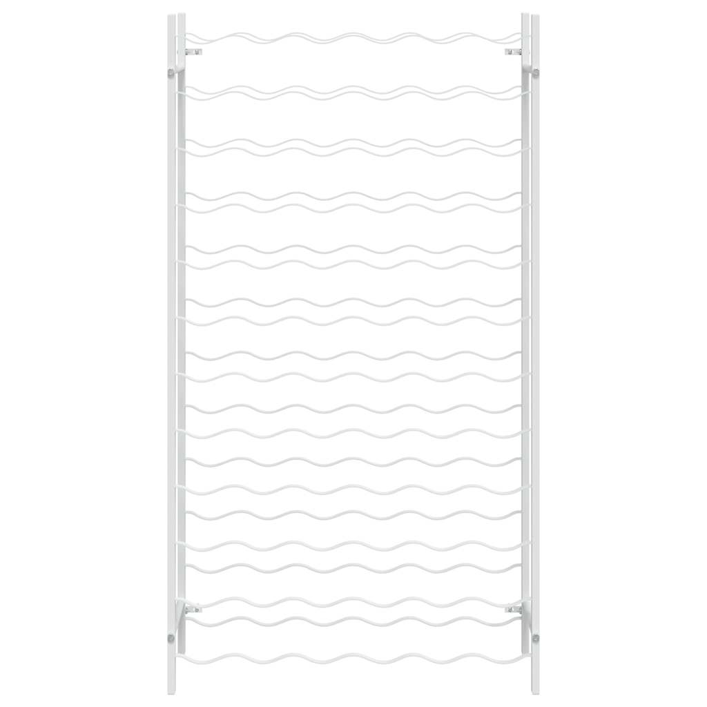 340912 vidaXL Wine Rack for 72 Bottles White Metal