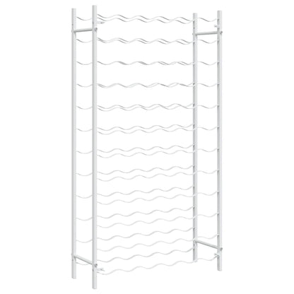 340912 vidaXL Wine Rack for 72 Bottles White Metal