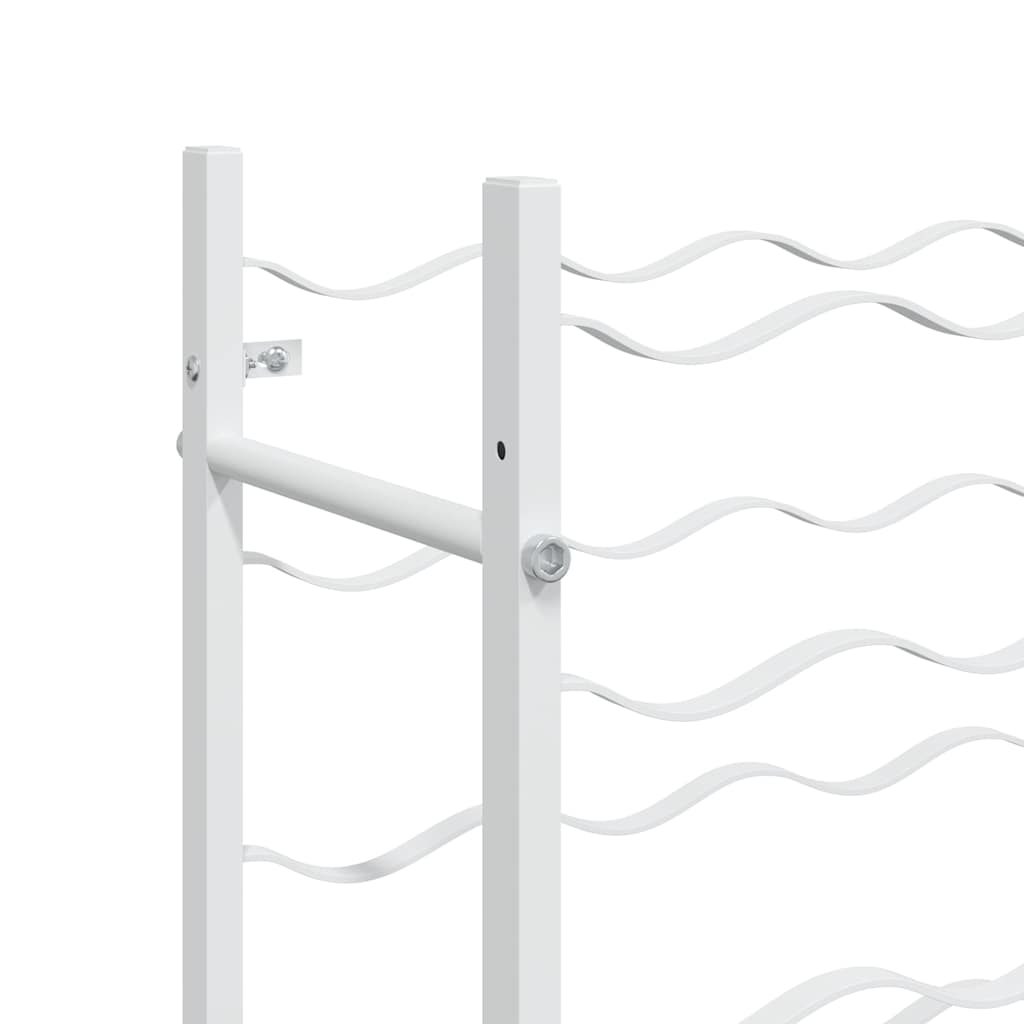 340912 vidaXL Wine Rack for 72 Bottles White Metal