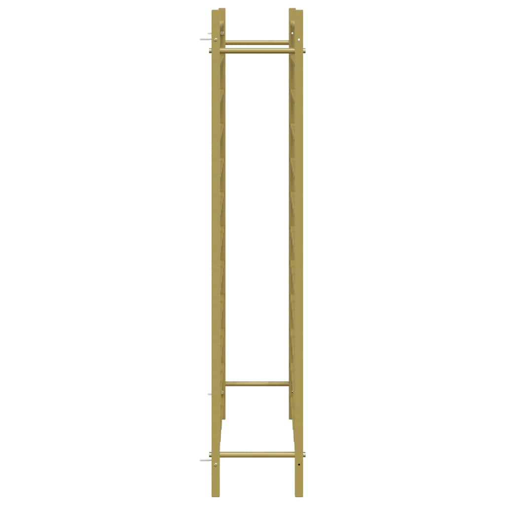 340913 vidaXL Wine Rack for 72 Bottles Gold Metal