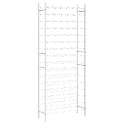 Wine Rack for 96 Bottles White Metal