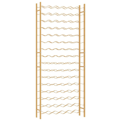 Wine Rack for 96 Bottles Gold Metal