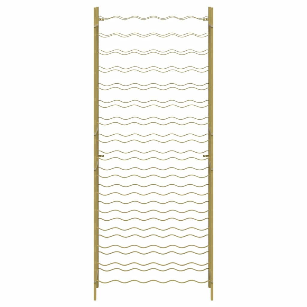 Wine Rack for 96 Bottles Gold Metal