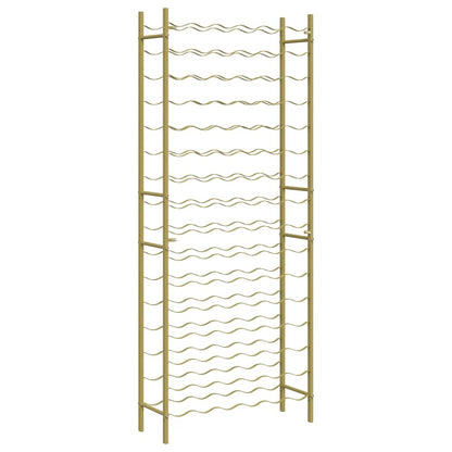 Wine Rack for 96 Bottles Gold Metal