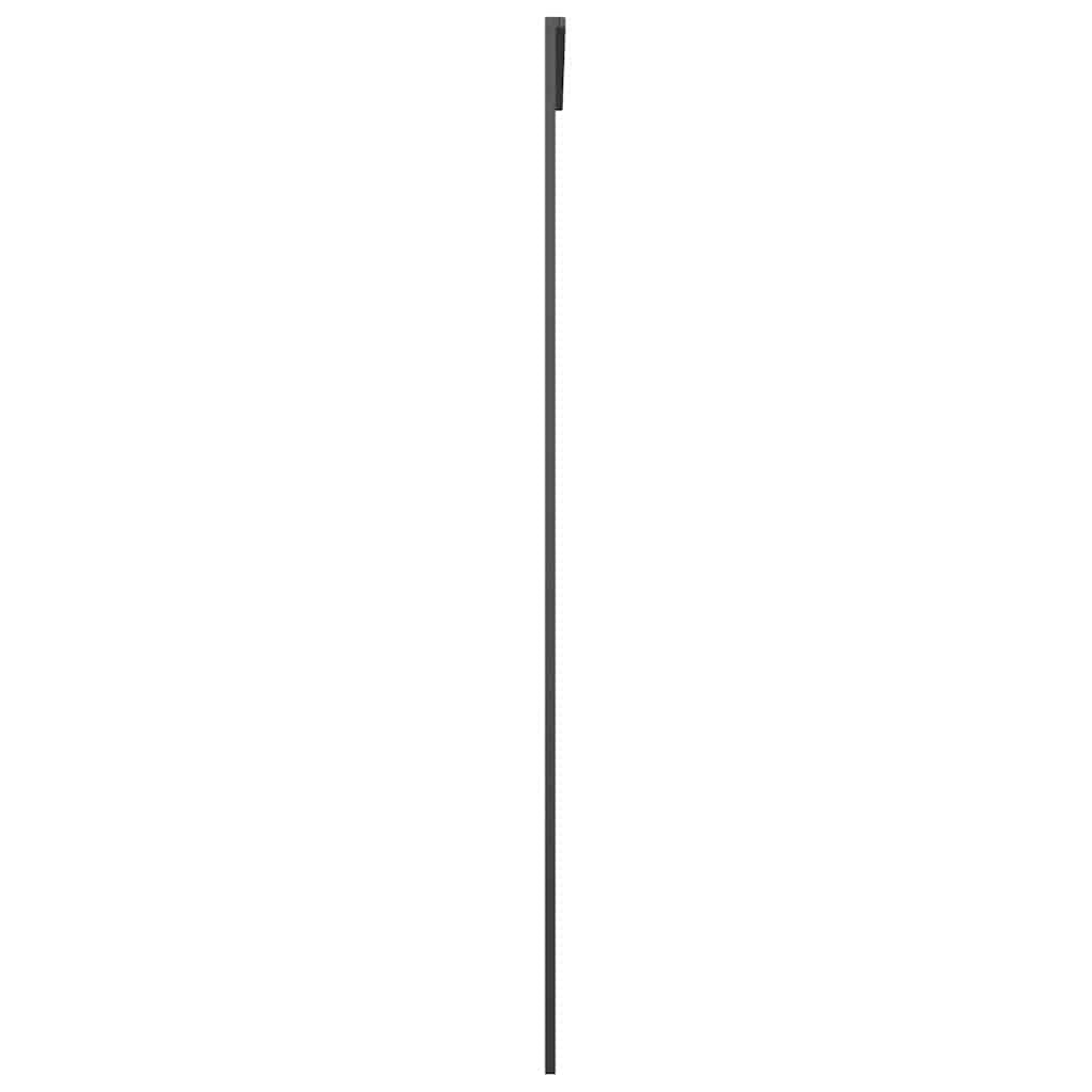 151682 vidaXL Sliding Door ESG Glass and Aluminium 90x205 cm Black