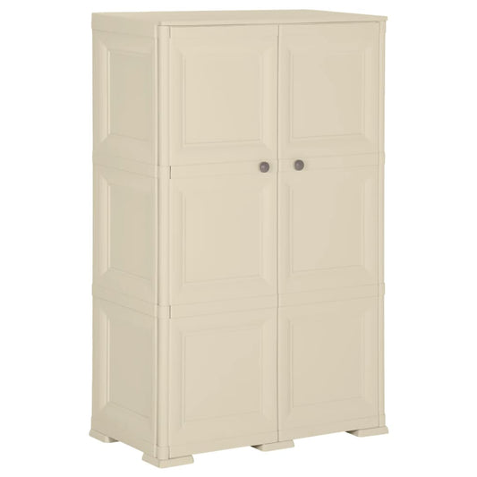 Cabinet | Angora White Wood Design | Plastic | Medium | Cabinet