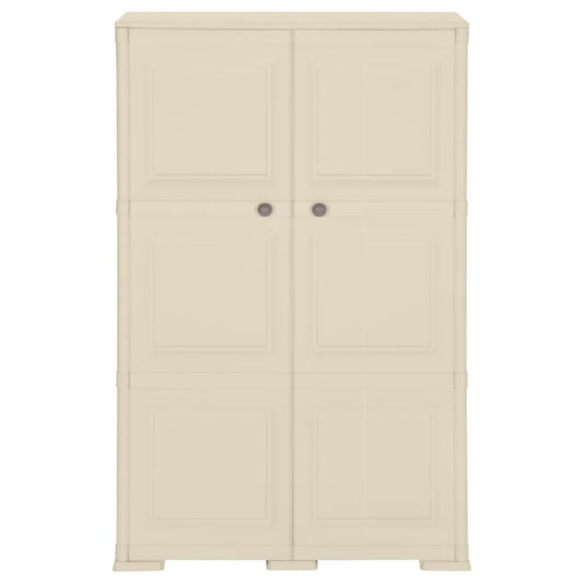 Cabinet | Angora White Wood Design | Plastic | Medium | Cabinet