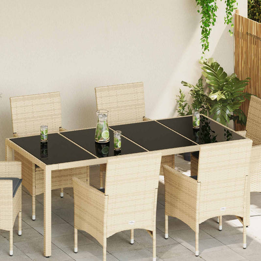 Table Top 4 pcs Black Tempered Glass