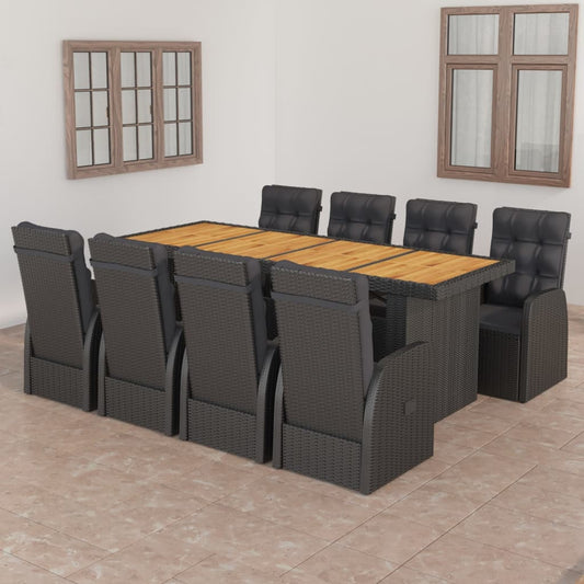 Garden Dining Set | Black