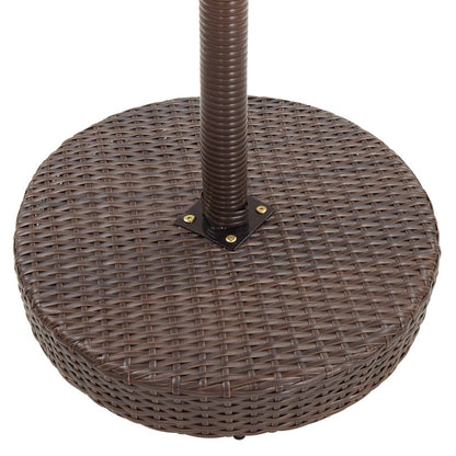 Garden Bar Set | Brown, Cream White | PE rattan, Powder-Coated Steel