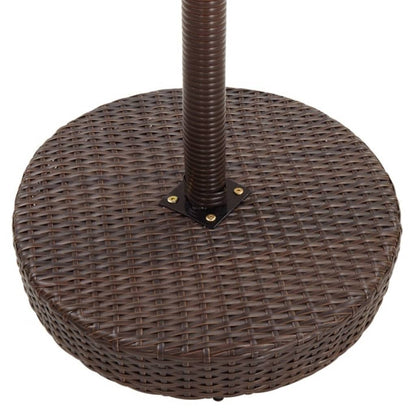 Garden Bar Set | Brown, Cream White | PE rattan, Powder-Coated Steel
