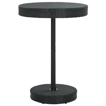 Garden Bar Set | Black, Cream White | PE Rattan, Powder-Coated Steel