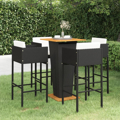 Garden Bar Set | Black, Cream white