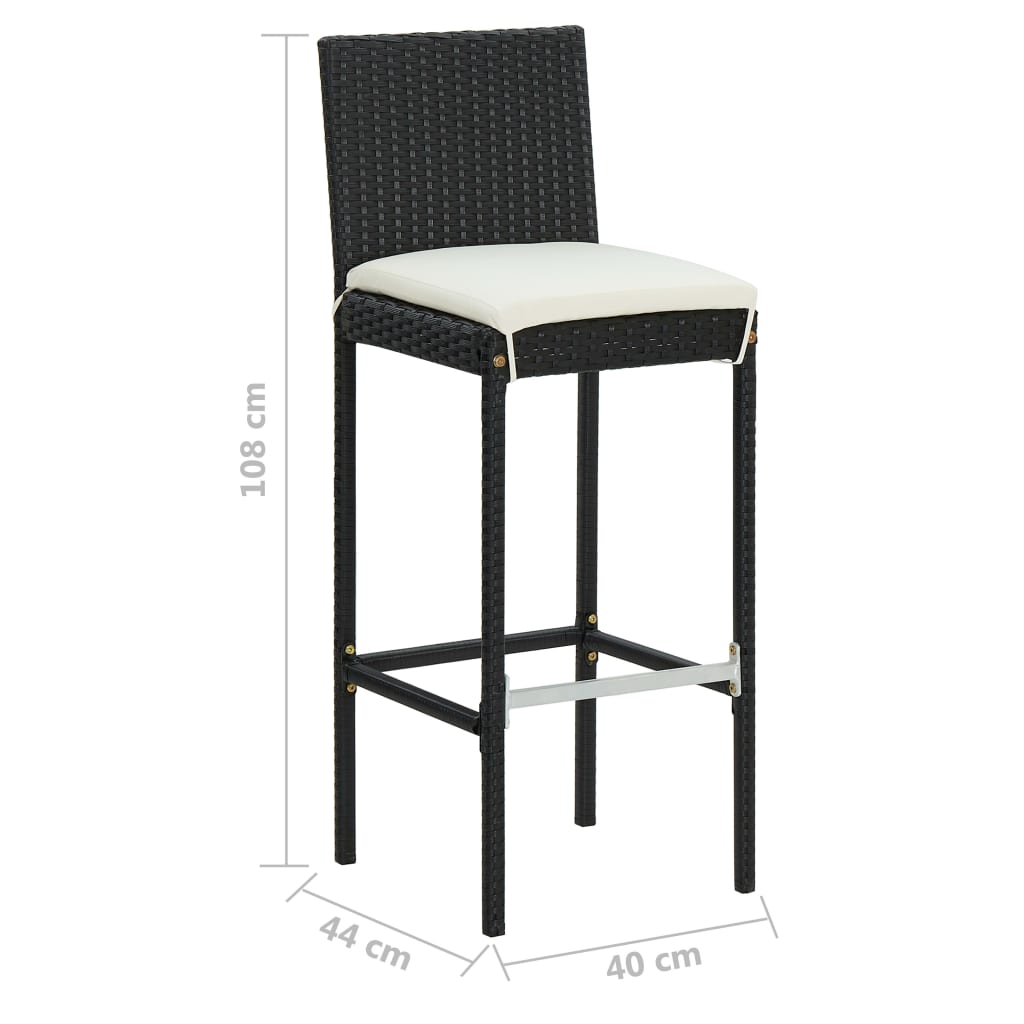 Garden Bar Set | Black, Cream