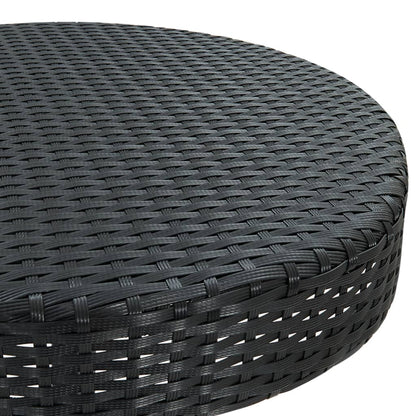 Garden Bar Set | Black | PE Rattan, Powder-Coated Steel | Standard