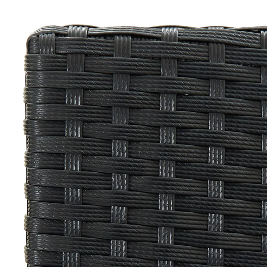 Garden Bar Set | Black | PE Rattan, Powder-Coated Steel | Standard