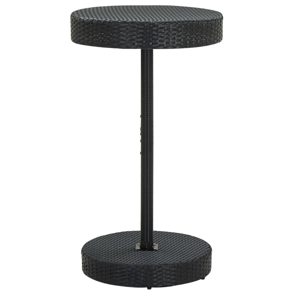 Garden Bar Set | Black | PE Rattan, Powder-Coated Steel | Standard