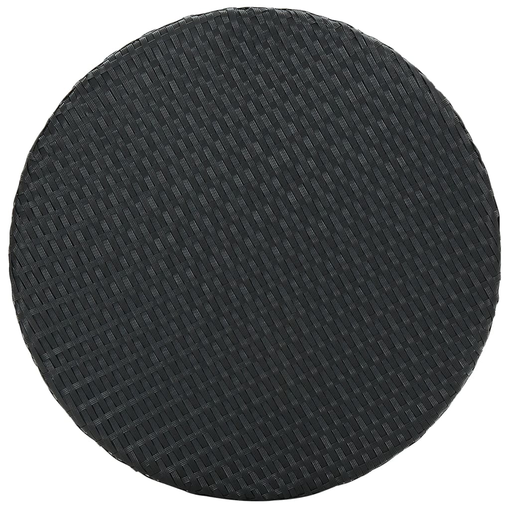 Garden Bar Set | Black | PE Rattan, Powder-Coated Steel | Standard